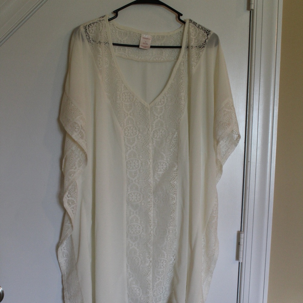 NWOT! Merona Cream Beach Cover-up